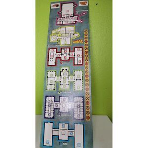 Vintage X-men Under Siege Replacement Game Board 1990s Marvel